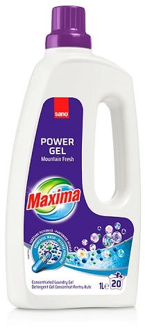 Sano Detergent lichid, 1 L, 20 spalari, Maxima Mountain Fresh (Detergent  (rufe)) - Preturi