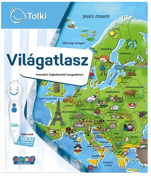 Interaktív foglalkoztató könyv - Világatlasz