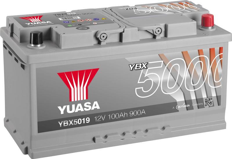100Ah 900A right+ (YBX5019)