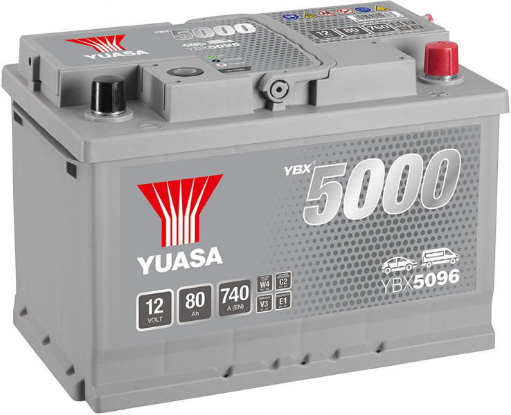 80Ah 740A right+ (YBX5096)