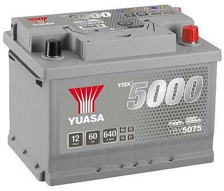 60Ah 640A right+ (YBX5075)