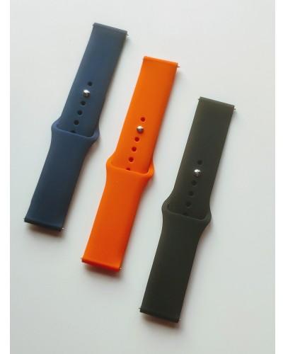Силиконова каишка Simple за Huawei Watch GT 46mm / Huawei Watch GT2 46mm /  Huawei Watch GT2 Pro 46mm / Samsung Galaxy Watch 46mm Аксесоари за спортни  и смарт часовници Цени, оферти