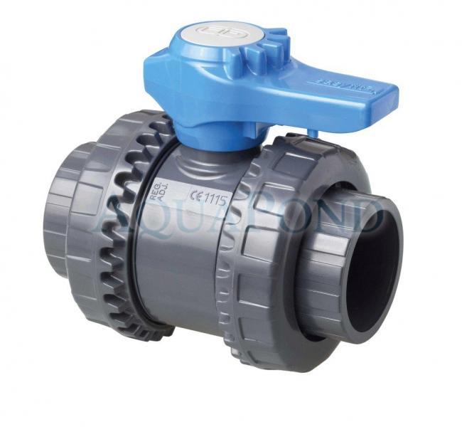 PVC golyóscsap Easyfit 75 mm ragasztás / ragasztás