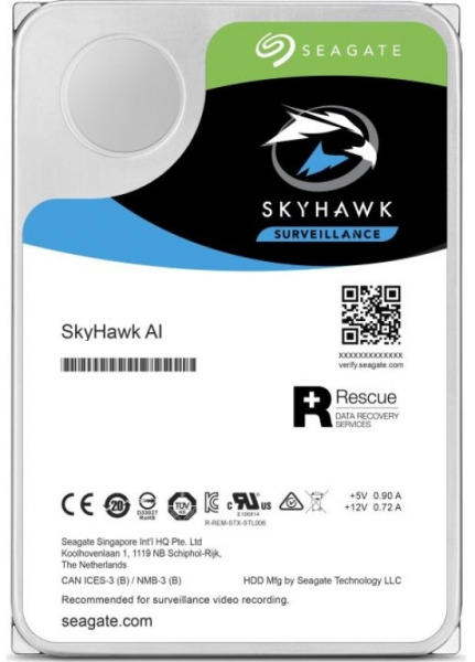 Seagate SkyHawk AI 3.5 16TB 7200rpm 256MB SATA3 (ST16000VE002) (Hard Disk)  - Preturi