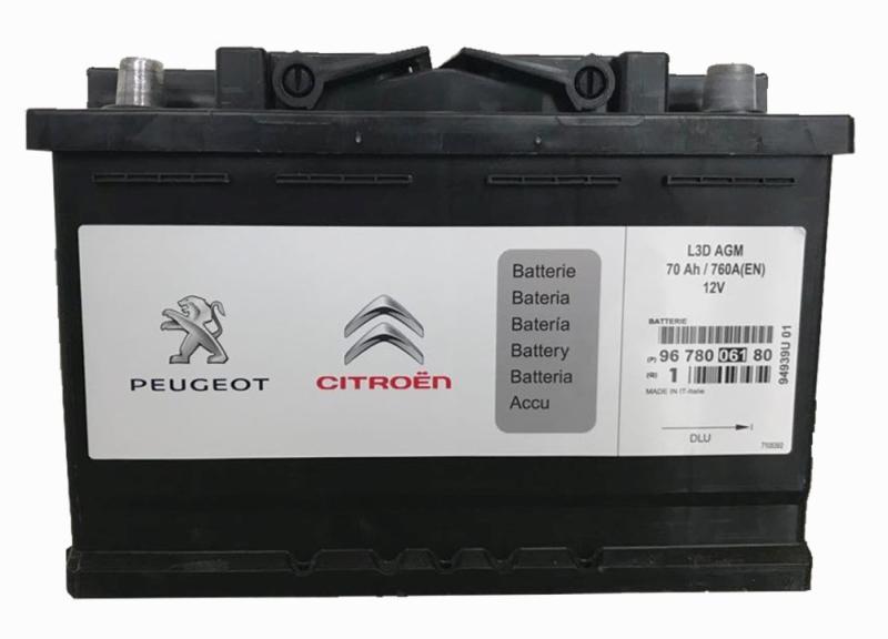 Peugeot L3 AGM 70Ah 760A - Мнения, помощник при пазаруване на Автомобилни  акумулатори