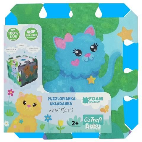 Csintalan cicák habszivacs szőnyeg puzzle (61262)