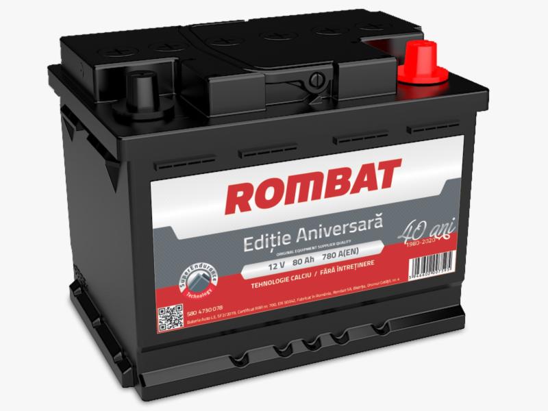 Refinement Revenue Enhance ROMBAT Anniversary 80Ah 780A (Acumulator auto) - Preturi