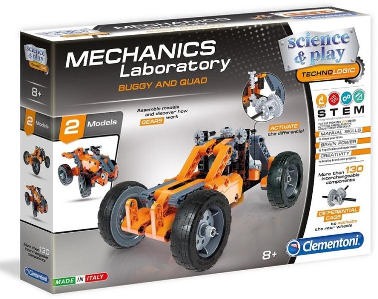 Vásárlás: Clementoni Tudomány és játék - Mechanikus Műhely - Buggy és quad  (60975) Tudományos és ismeretterjesztő játék árak összehasonlítása, Tudomány  és játék Mechanikus Műhely Buggy és quad 60975 boltok
