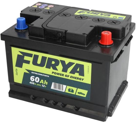 FURYA 60Ah 450A (Acumulator auto) - Preturi