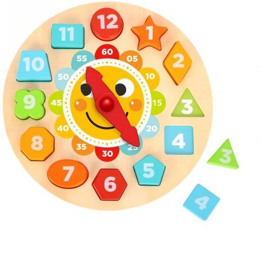 Ketyegős óra fa puzzle (TL675)