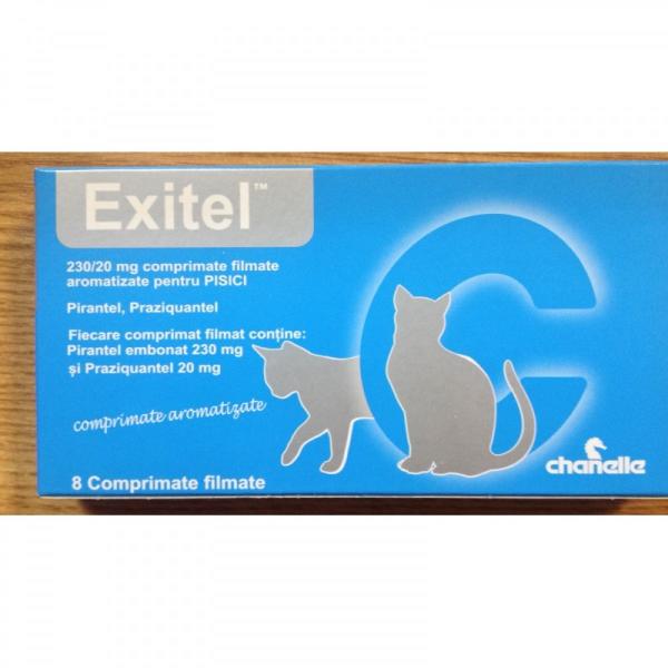 Exitel Cat Deparazitare Interna Pisici X 1 Tableta/Comprimat  (Antiparazitari pisici) - Preturi