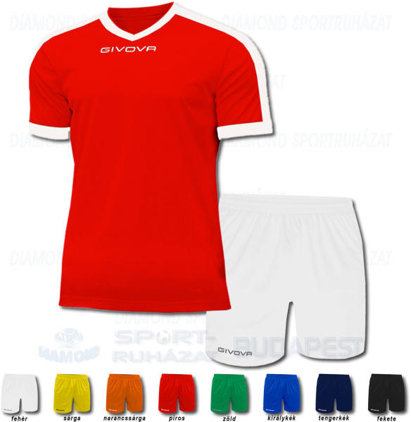 Vásárlás: GIVOVA REVOLUTION & ONE SET futball mez + nadrág SZETT - piros- fehér Focimez árak összehasonlítása, REVOLUTION ONE SET futball mez nadrág  SZETT piros fehér boltok