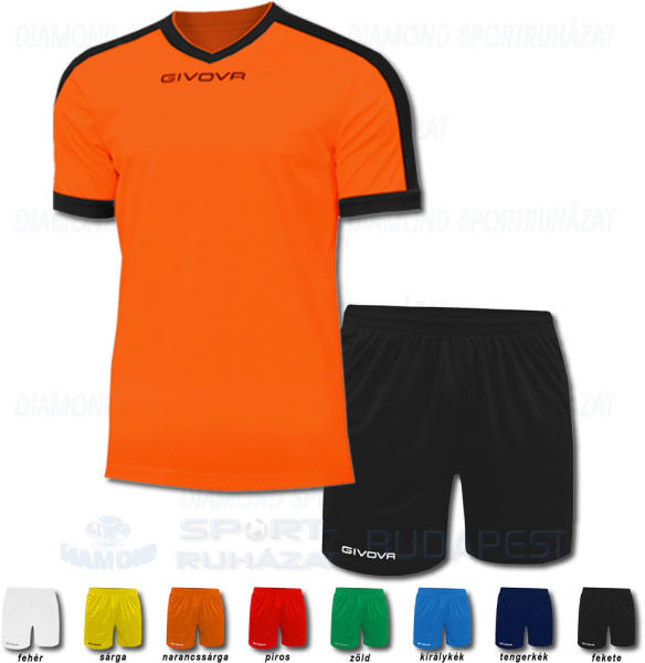 Vásárlás: GIVOVA REVOLUTION & ONE SET futball mez + nadrág SZETT -  narancssárga-fekete Focimez árak összehasonlítása, REVOLUTION ONE SET  futball mez nadrág SZETT narancssárga fekete boltok