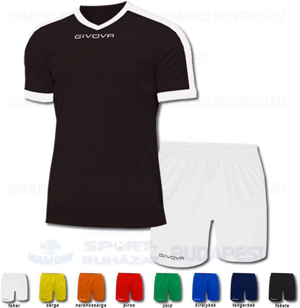 Vásárlás: GIVOVA REVOLUTION & ONE SET futball mez + nadrág SZETT -  fekete-fehér Focimez árak összehasonlítása, REVOLUTION ONE SET futball mez  nadrág SZETT fekete fehér boltok