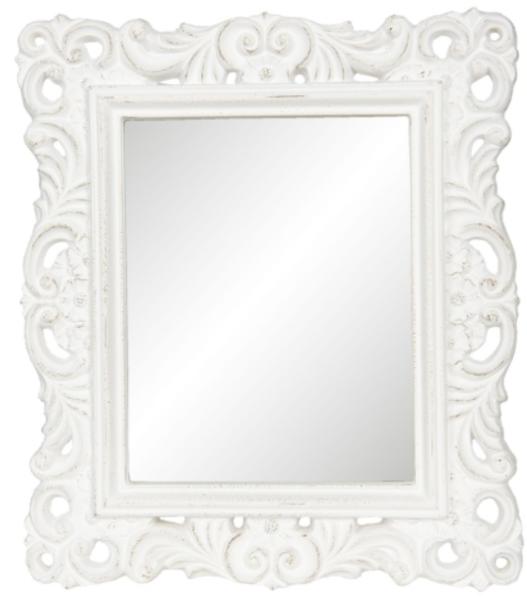 Vásárlás: Clayre & Eef Fehér díszes tükör Tükör árak összehasonlítása,  Fehérdíszestükör boltok