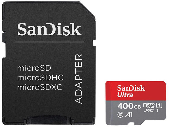 SanDisk microSD Ultra 400GB C10/U1/UHS-I/A1 SDSQUA4-400G-GN6MA/186508 (Card  memorie) - Preturi