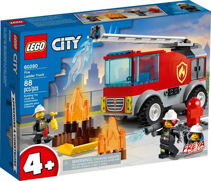 City - Létrás tűzoltóautó (60280)