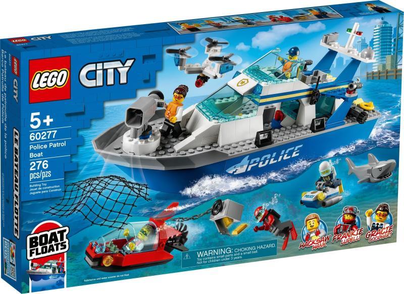 Vásárlás: LEGO® City - Police Rendőrségi járőrcsónak (60277) LEGO árak  összehasonlítása, City Police Rendőrségi járőrcsónak 60277 boltok