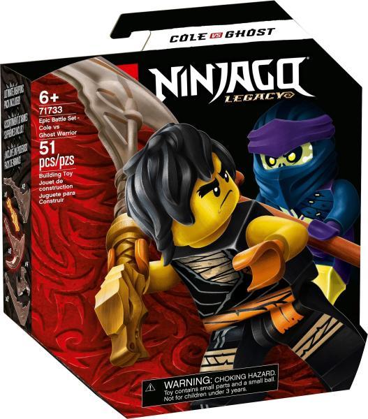 Vásárlás: LEGO® NINJAGO® - Hősi harci készlet - Cole vs Kísértethar (71733)  LEGO árak összehasonlítása, NINJAGO Hősi harci készlet Cole vs Kísértethar  71733 boltok