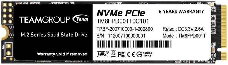 Vásárlás: Team Group MP33 Pro 1TB PCIe NVMe M.2 (TM8FPD001T0C101) Belső SSD  meghajtó árak összehasonlítása, MP 33 Pro 1 TB PCIe NVMe M 2 TM 8 FPD 001 T  0 C 101 boltok