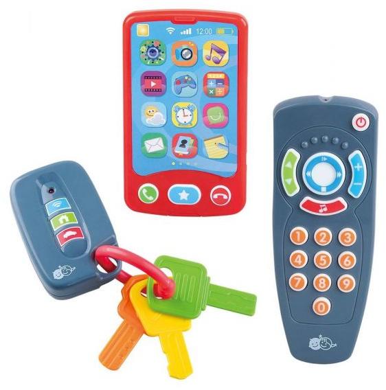 Vásárlás: Playgo Felfedező zenélő autókulcs, távirányító és telefon  babáknak (2675) Zenélő játék árak összehasonlítása, Felfedező zenélő  autókulcs távirányító és telefon babáknak 2675 boltok