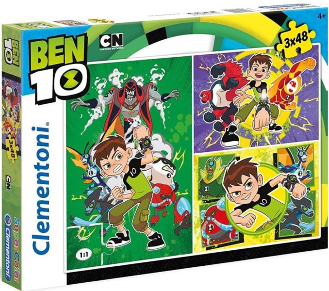 Vásárlás: Clementoni SuperColor - Ben 10 3x48 db-os (25225) Puzzle árak  összehasonlítása, SuperColor Ben 10 3 x 48 db os 25225 boltok