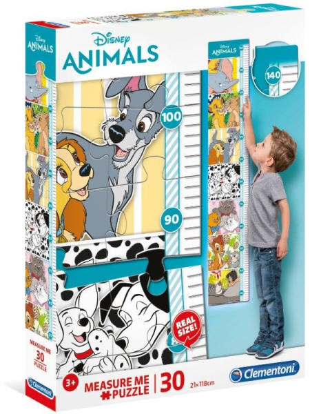 Disney állatkák fali mérce puzzle 30 db-os (20335)