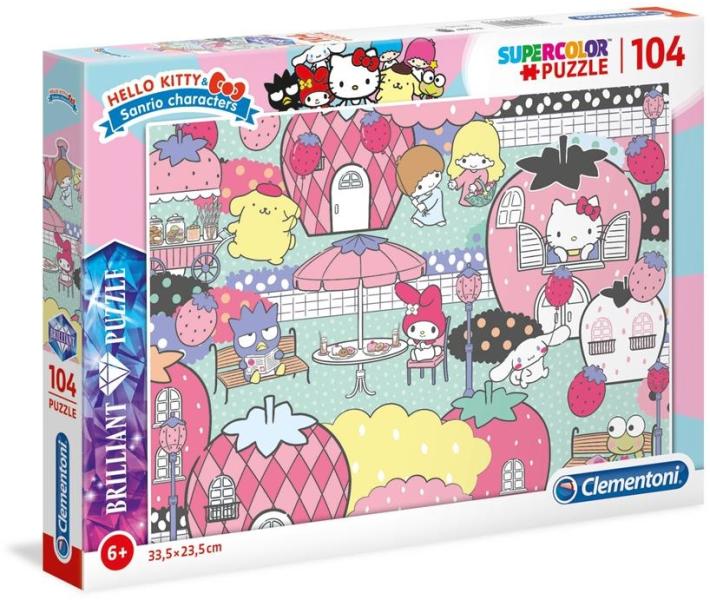 SuperColor - Hello Kitty brilliant puzzle 104 db-os (20172)
