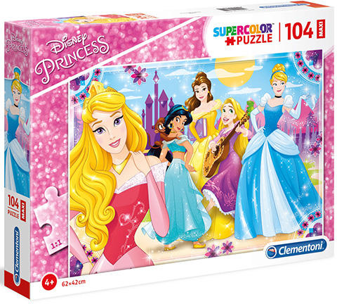 Disney Hercegnők maxi puzzle 104 db-os (23714)