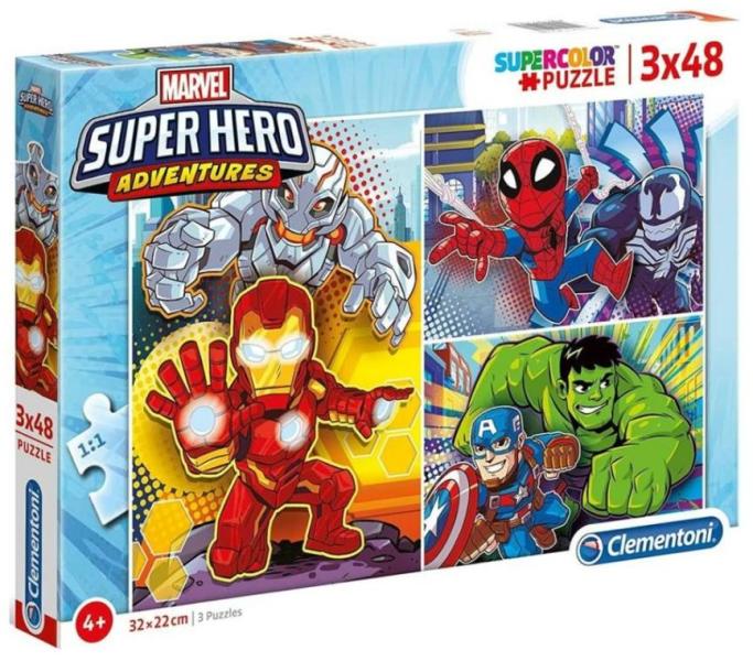 SuperColor - Marvel - Bosszúállók 3x48 db-os (25248)