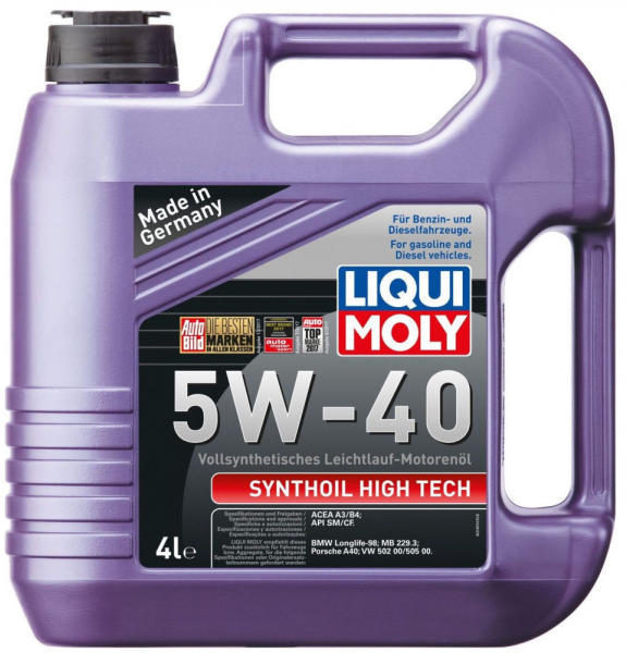 LIQUI MOLY Synthoil High Tech 5W-40 4 l (Ulei motor) - Preturi