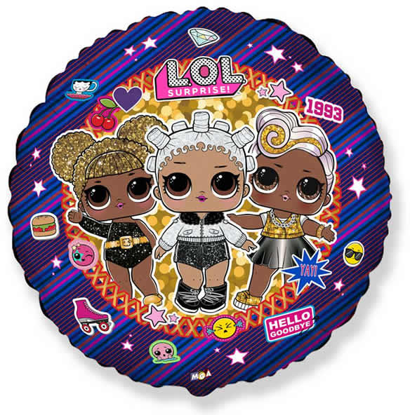 Fólia léggömb, LOL, 18