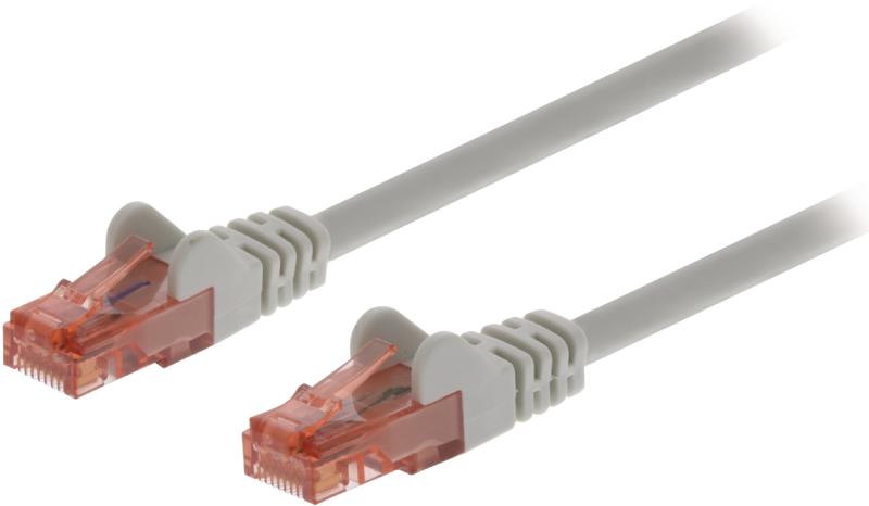 Valueline Cablu UTP CAT6 mufat 0.25m patch cord RJ45 gri Valueline  (VLCP85200E0.25) (Cablu de retea) - Preturi
