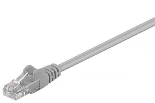 Goobay Cablu UTP 20m patchcord retea CCA CAT5e 2x RJ45 neecranat gri Goobay  (68362) (Cablu de retea) - Preturi