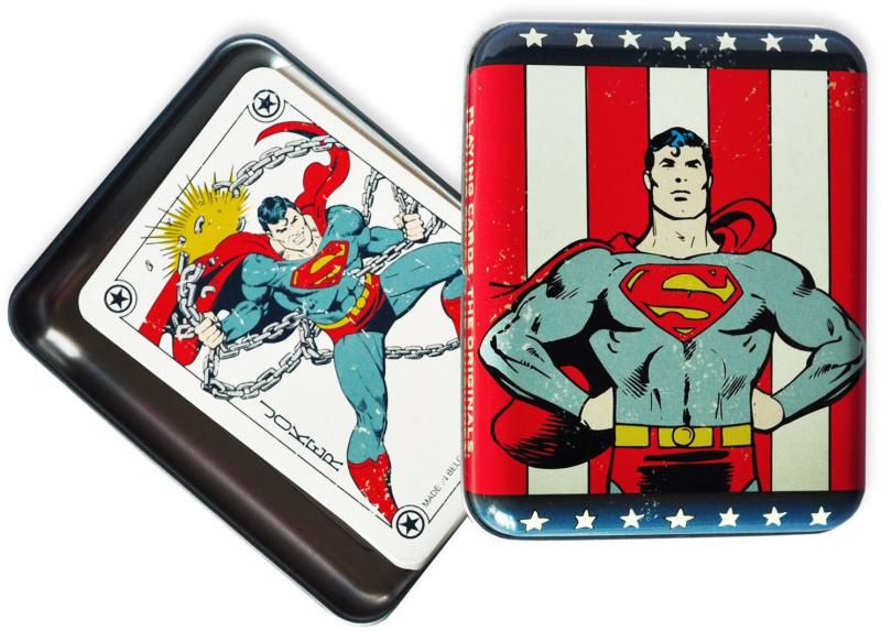 Cartamundi Carti de joc in cutie metalica de colectie - Superman (Carti de  joc) - Preturi
