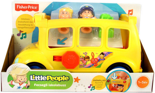 Vásárlás: Fisher-Price Little People - Fecsegő iskolabusz (CBL60/CBP47)  Babáknak szóló játék árak összehasonlítása, Little People Fecsegő  iskolabusz CBL 60 CBP 47 boltok