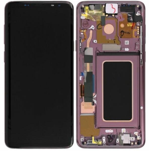 Galaxy S9 Plus G965F, G965FD - LCD Kijelző + Érintőüveg + Keret (Lilac  Purple) - GH97-21691B, GH97-21722B, GH97-21692B Genuine Service Pack, Lilac  ...