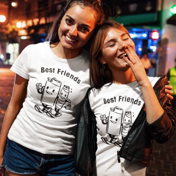Vásárlás: viseld. hu Best friends barátnős páros póló Női póló árak  összehasonlítása, Bestfriendsbarátnőspárospóló boltok