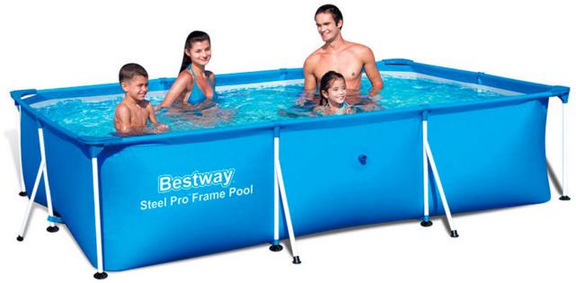 Bestway - Правоъгълен сглобяем басейн 300 х 200 х 66 см Басейни Цени,  оферти и мнения, сравнение на магазините