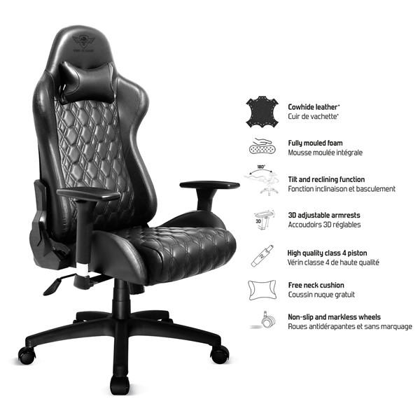 Vásárlás: Spirit Of Gamer Blackhawk Leather (SOG-GCC) Gamer szék árak  összehasonlítása, Blackhawk Leather SOG GCC boltok