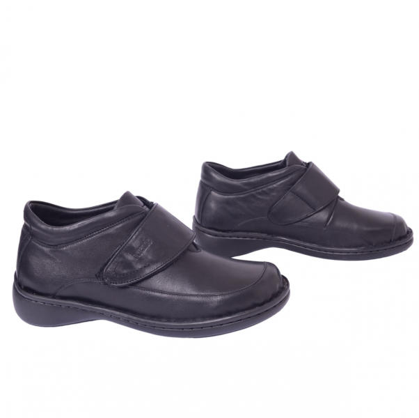 Medline Berende Pantofi piele Medline Confort 476 Negru (Pantof dama) -  Preturi
