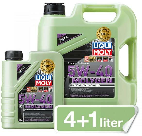 Vsrls: LIQUI MOLY Molygen New Generation 5W-40 5 l (4+1 l) Motorolaj ...