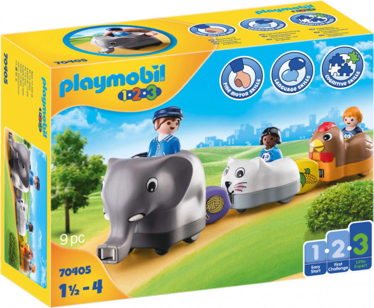 Vásárlás: Playmobil 1.2.3 Állatos vonat (70405) Playmobil árak  összehasonlítása, 1 2 3 Állatos vonat 70405 boltok