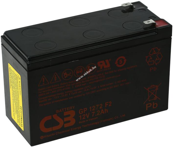 Vásárlás: CSB-Battery / Hitachi helyettesítő szünetmentes akku APC Back-UPS  Pro BP280SX116 12V 7, 2Ah Szünetmentes tápegység akkumulátor árak  összehasonlítása, Hitachi helyettesítő szünetmentes akku APC Back UPS Pro  BP 280 SX 116 12