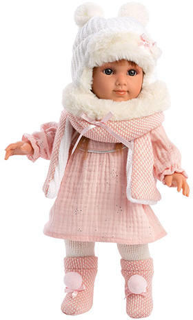 Vásárlás: Llorens Nicole baba rózsaszín ruhában - 35 cm (53529/J69678)  Játékbaba árak összehasonlítása, Nicole baba rózsaszín ruhában 35 cm 53529  J 69678 boltok