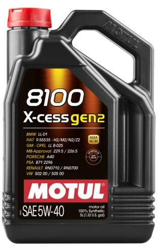 8100 X-Cess GEN2 A3/B4 5W-40 4 l