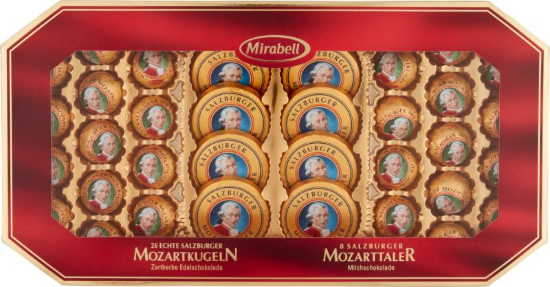 Vásárlás: Mirabell Mozart golyó és Mozart tallér 600 g Desszert árak  összehasonlítása, MozartgolyóésMozarttallér600g boltok