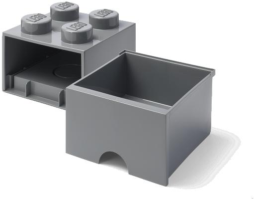 Vásárlás: LEGO® 40051754 - LEGO Fiókos tároló doboz 4 - sötétszürke színben  LEGO alkatrészek árak összehasonlítása, 40051754 LEGO Fiókos tároló doboz 4  sötétszürke színben boltok