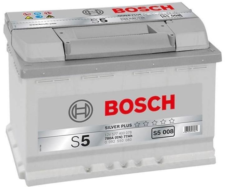 Bosch Silver S5 77Ah 780A right+ (0092S50080) vásárlás, Autó akkumulátor  bolt árak, akciók, autóakku árösszehasonlító