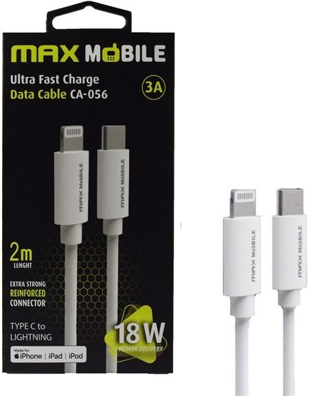 Vásárlás: Max Mobile CA-001 Lightning - USB-C Adat- és töltőkábel  (3858892933787) Fehér Mobiltelefon töltő árak összehasonlítása, CA 001  Lightning USB C Adat és töltőkábel 3858892933787 Fehér boltok